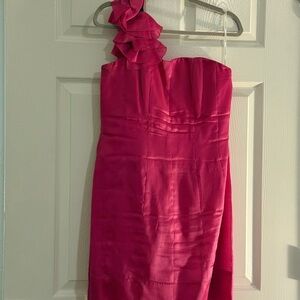 Phoebe Couture Vibrant Pink Dress
